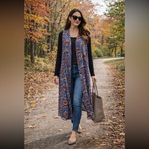 LuLaRoe NWT Joy Vest Cover Up Duster size S.